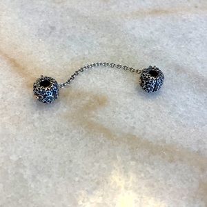 Authentic Pandora Saftey Clips two-toned
